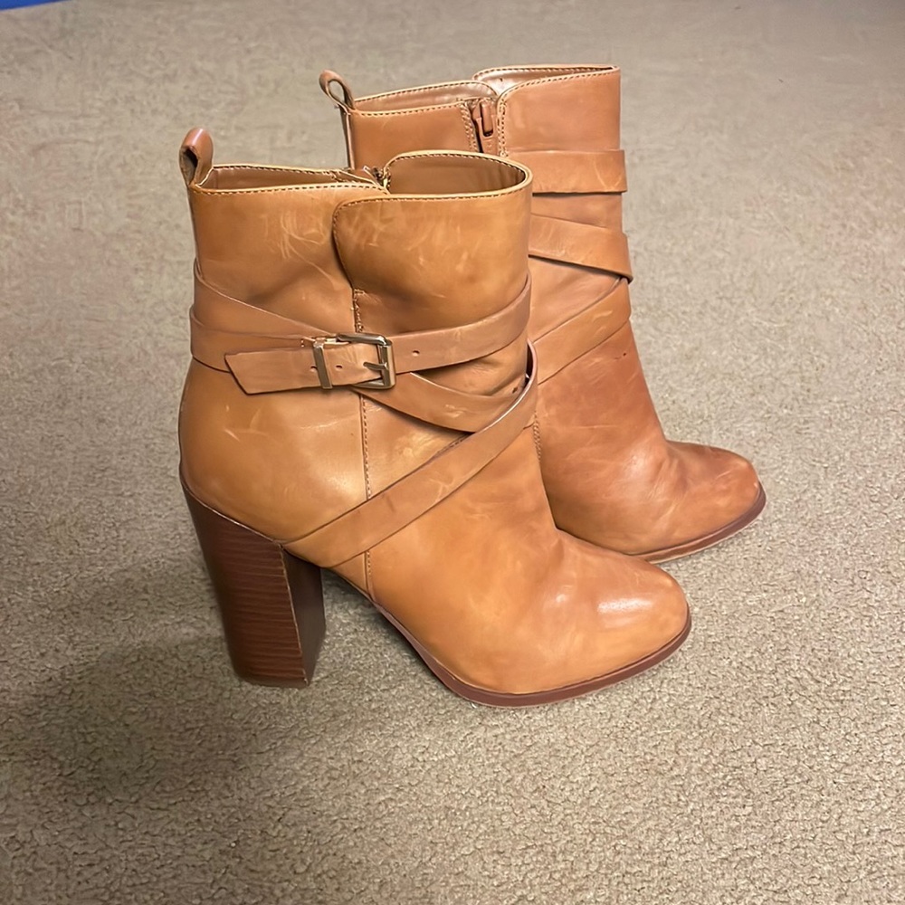 Aldo soft leather camel boots